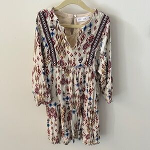 Kids Bohemian Patterned Dress